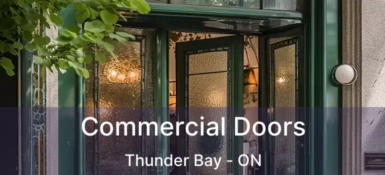  Commercial Doors Thunder Bay - ON
