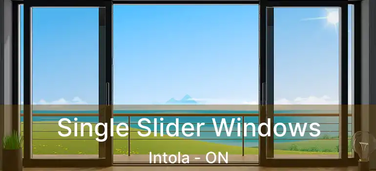  Single Slider Windows Intola - ON