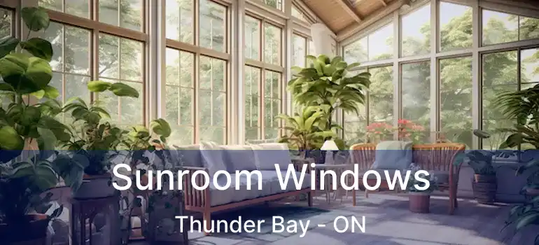  Sunroom Windows Thunder Bay - ON