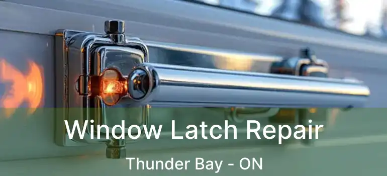  Window Latch Repair Thunder Bay - ON