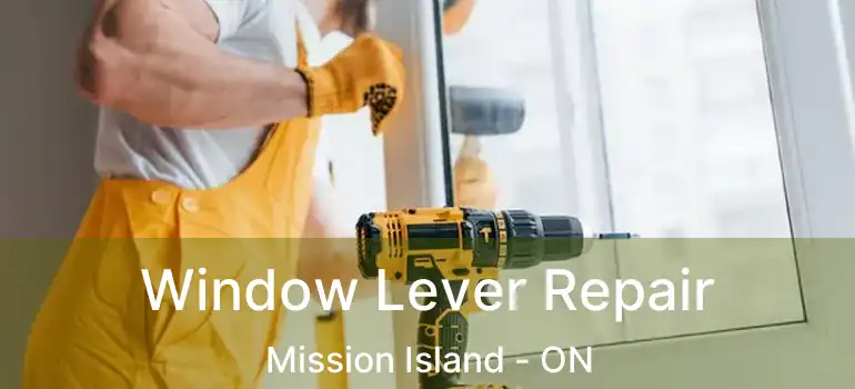  Window Lever Repair Mission Island - ON